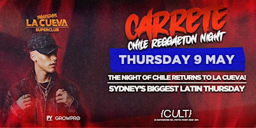 Image principale de La Cueva Superclub Thursdays | SYDNEY | THU 09 MAY  | CARRETE: CHILE NIGHT