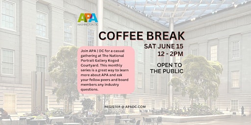 Imagem principal de APA | DC Coffee Break - June 2024!