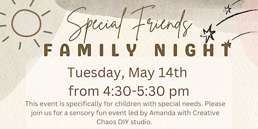 Special Friends Family Night primary image