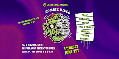 Primaire afbeelding van Gala of Ghouls: Zombie DISCO