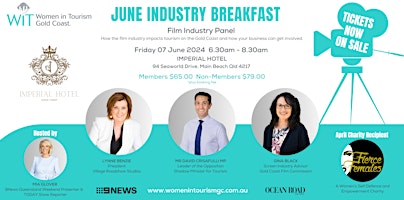 Imagen principal de Women in Tourism Gold Coast June Breakfast