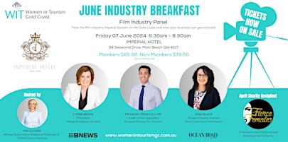 Hauptbild für Women in Tourism Gold Coast June Breakfast