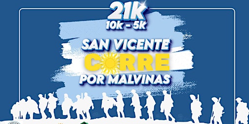 Imagem principal do evento 21k 10k 5k SAN VICENTE CORRE X MALVINAS 2024