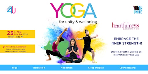 Imagem principal do evento Yoga for Unity  - Melbourne East