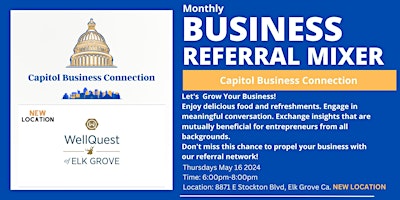 Immagine principale di Capitol Business Connection Referral Network Mixer! 