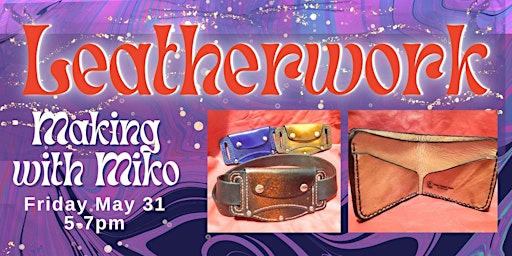Imagem principal do evento Make a Leather Wallet