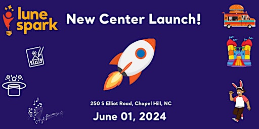 Immagine principale di Chapel Hill Center Launch - Lune Spark Center for Creativity (FREE Entry) 