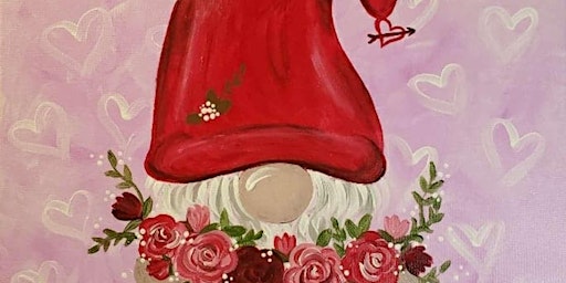 Rosey Gnome - Paint and Sip by Classpop!™  primärbild