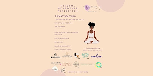 Imagem principal de Mindful Movement & Reflection: Yoga and Therapy - May 2024