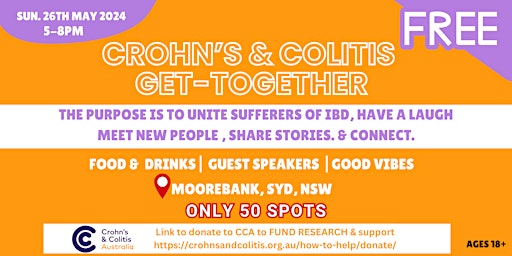 Imagem principal do evento CROHN’S & COLITIS get-together
