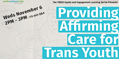 Providing Affirming Care for Trans Youth primary image