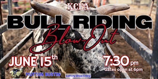 Primaire afbeelding van KCFA Bull Riding Blow-Out