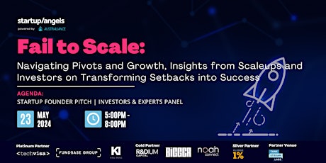 Startup&Angels| Fail to Scale | Sydney