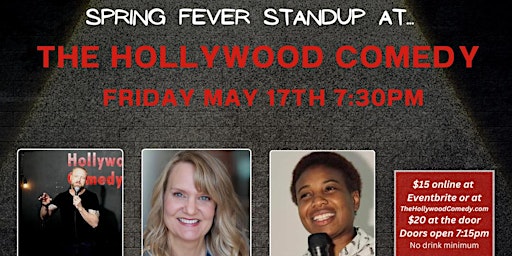 Primaire afbeelding van FRIDAY STANDUP COMEDY SHOW: SPRING FEVER COMEDY