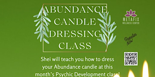 Abundance Candle Dressing Tutorial w/Shei primary image