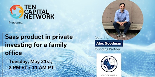 Imagen principal de Capital Network AMA: Saas product in private investing for a family office
