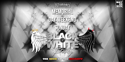 Imagem principal do evento Memorial Day Weekend Black & White Party
