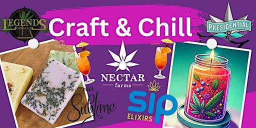 Imagen principal de Craft & Chill - Candle Class w/ Mocktail & Faded Hour