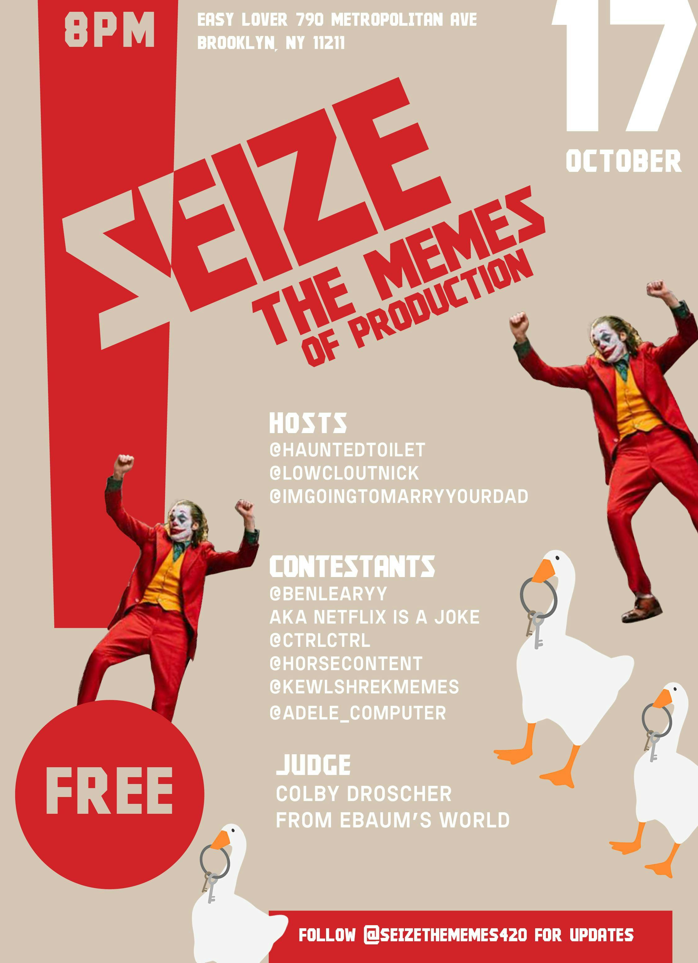 Seize The Memes Of Production 17 Oct 2019