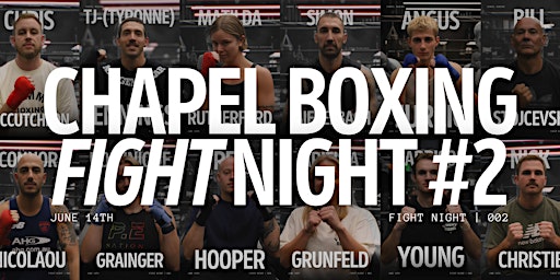 Imagem principal do evento Chapel Boxing Fight Night