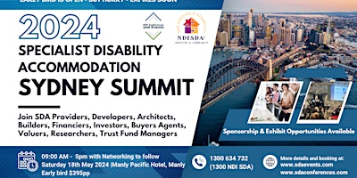 SYDNEY  SPECIALIST DISABILITY ACCOMMODATION DEVELOPERS SUMMIT primary image