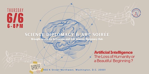 Imagem principal de Science Diplomacy & Art Soirée :  Artificial Intelligence