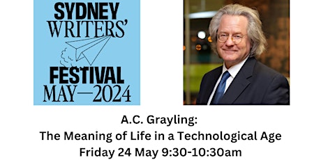 Sydney Writers' Festival Streaming: A.C. Grayling