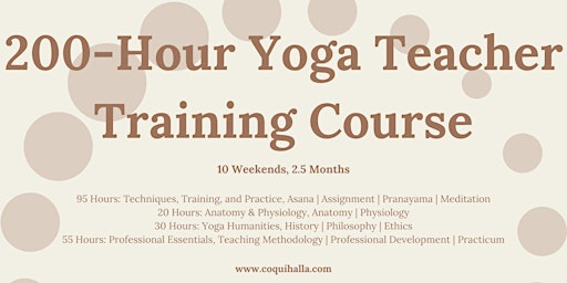 200 Hour Yoga Teacher Training with Yoga Alliance Certificate primary image