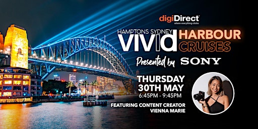VIVID 2024 - Photographer's Harbour Cruise presented by Sony Australia
