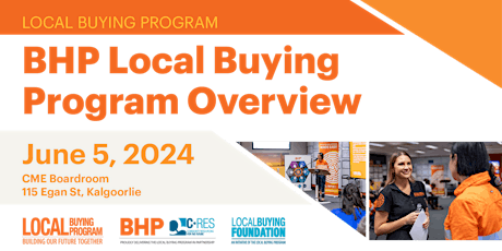 BHP Local Buying Program Overview