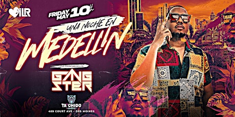 DJ GANGSTER From Medellin Live at Ta'Chido Des Moines