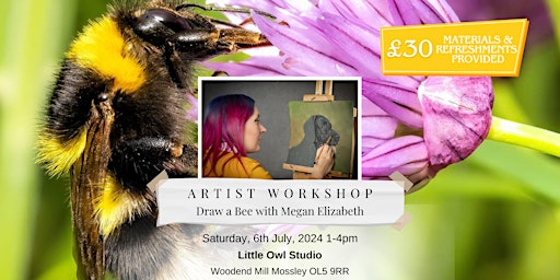 Hauptbild für Draw a Bee with Artist Megan Elizabeth