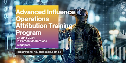 Imagem principal do evento Advanced Influence Operations Attribution Training Programme