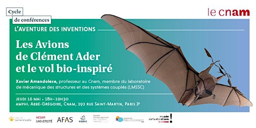 Imagem principal do evento Les Avions de Clément Ader et le vol bio-inspiré