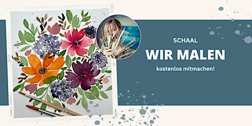 Imagem principal do evento MALEN.Basteln.Ausprobieren - Loose Watercolor Blumen (keine Kursgebühr)