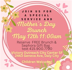 FREE Mother’s Day Brunch