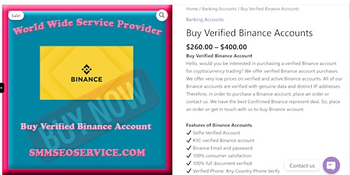 Primaire afbeelding van 3 Best Sites to Buy Verified Binance Accounts