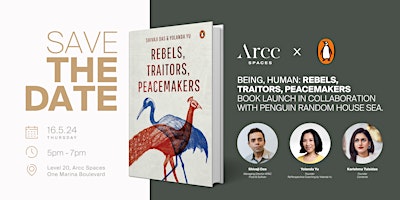 Being, Human - Rebels, Traitors, Peacemakers Book Launch primary image