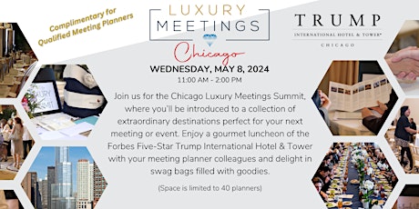 Chicago: Luxury Meetings Luncheon @ Trump International Hotel & Tower