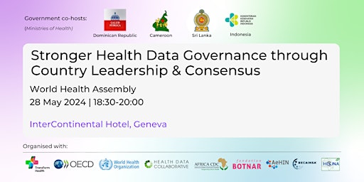 Primaire afbeelding van Stronger Health Data Governance through Country Leadership and Consensus