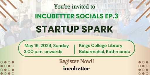 IncuBetter Socials - "Startup Spark" primary image