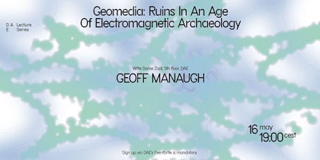 DAE Lecture Series hosts → Geoff Manaugh