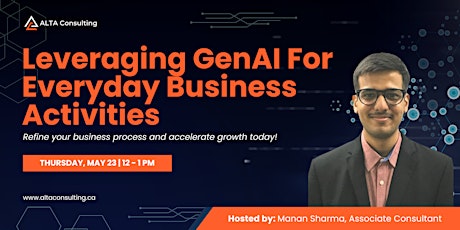 Leveraging GenAI for Everyday Business Activities