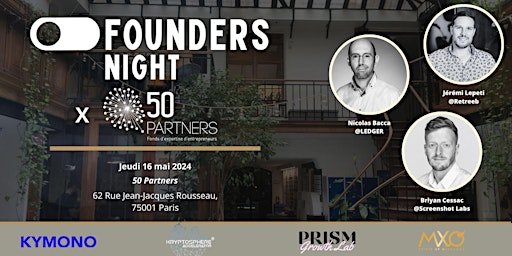 Imagem principal do evento Founders Night Paris Web3