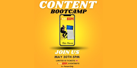 Content Creation Bootcamp