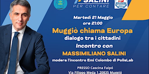 Hauptbild für Muggió chiama Europa - Incontro con Massimiliano Salini
