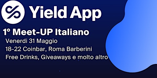 Imagem principal do evento YieldApp Italia Meet-up