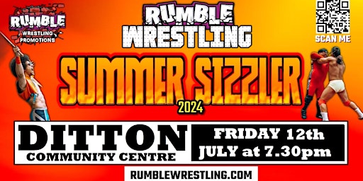 Imagem principal do evento Rumble Wrestling Summer Sizzler comes to Ditton