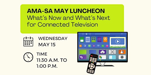 Primaire afbeelding van May Luncheon - Connected TV