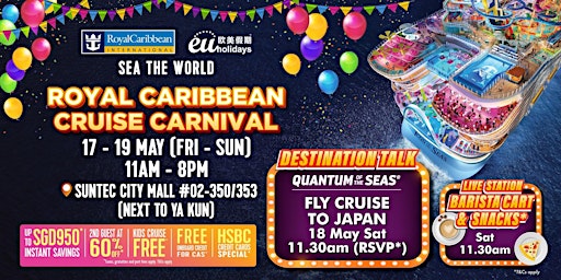 Immagine principale di Royal Caribbean Cruise Carnival - Destination Talk | 18 May 2024 
